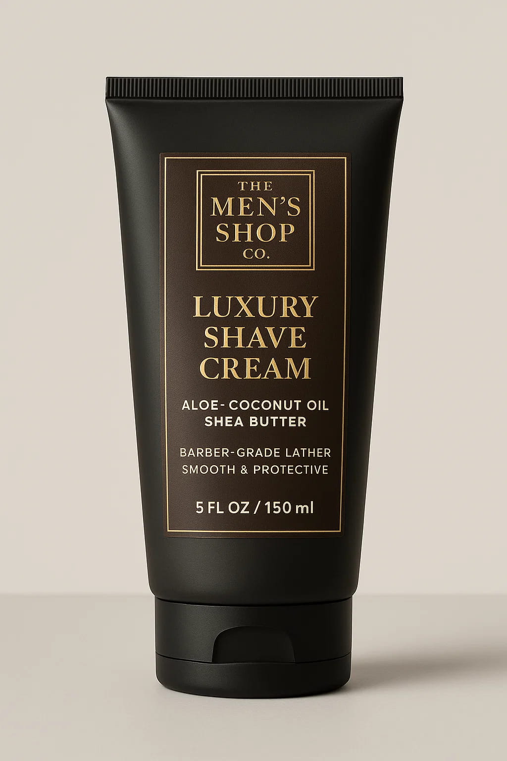 Luxury Shave Cream — Rich lather for glide and a comfortable close shave.